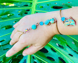 Sea Jasper Amazonite Moon Copper Panja