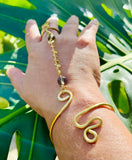 Smokey Gold Brass Panja