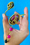 Rhodonite Rhodochrosite Brass Panja