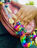 Borike Mermaid Apatite Bag/ Key Charm