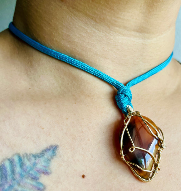 Botswana Agate Pendant