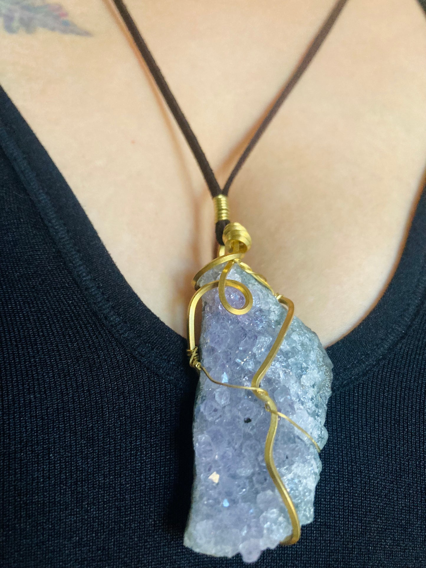 Druzy Pendant