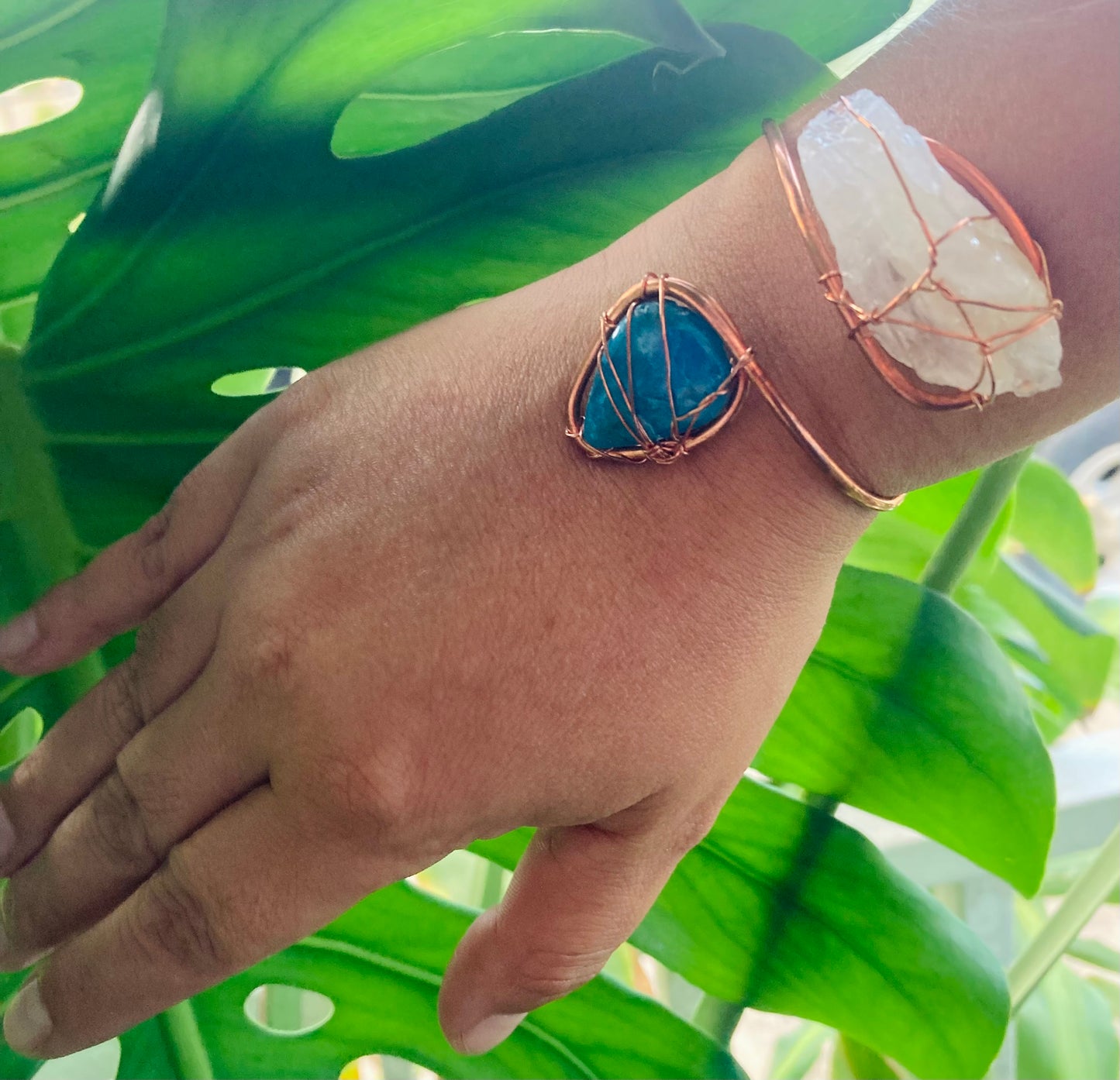 Lemurian Apatite Cuff