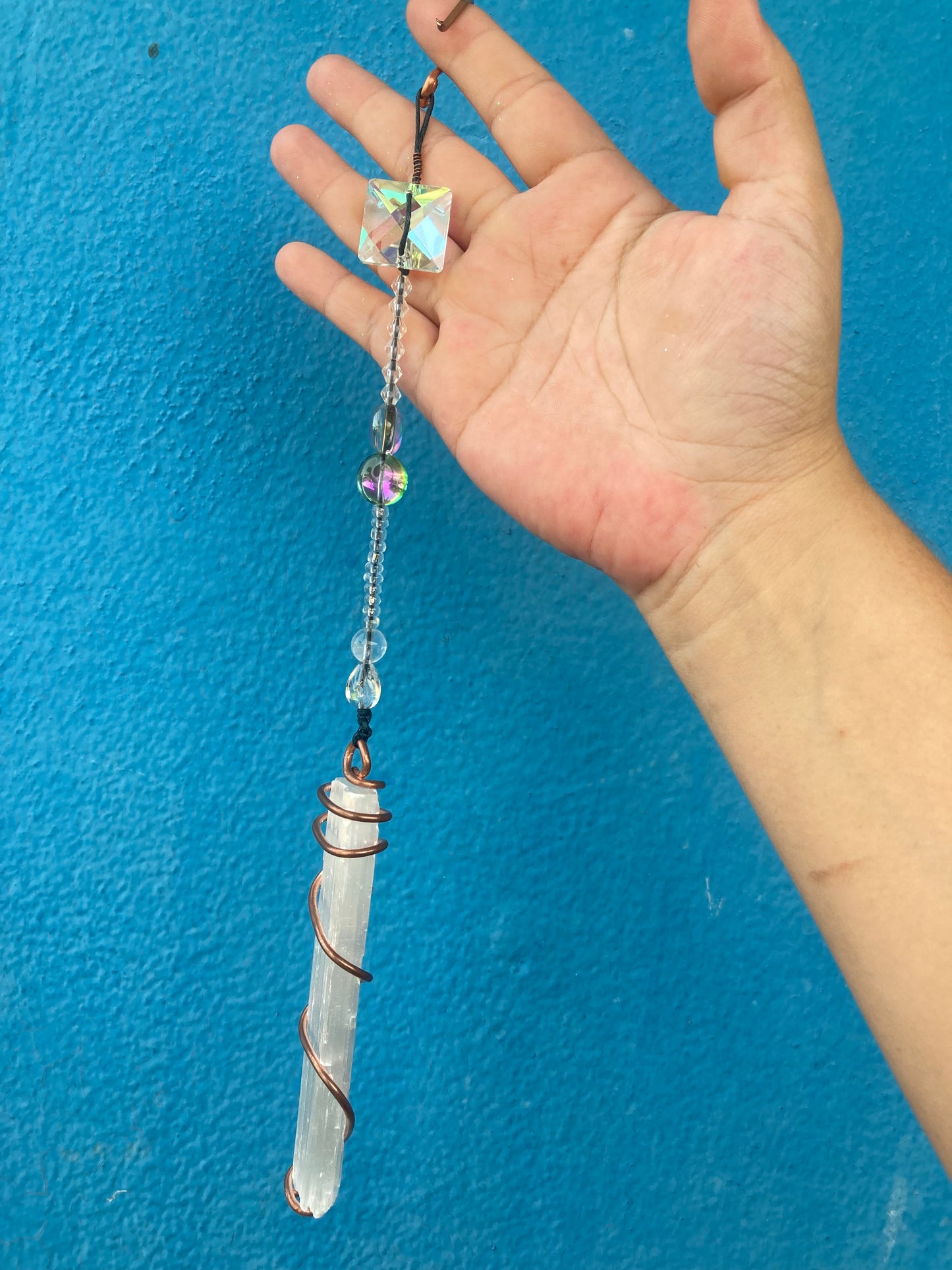 Selenite Dream Catcher