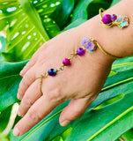 Sugilite Amethyst Brass Panja