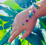 Apatite Tiger Aura Brass Panja