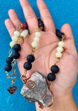 Druzy Amethyst Luminous Necklace