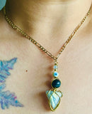 Labradorite Protective Arrow Necklace