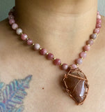 Strawberry Sun Necklace