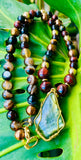 Multi-Tigerseye ~ Hematite ~ Labradorite Necklace