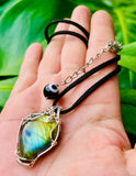 Mahi Green Labradorite Pendant