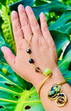 Peridot Spectrolite Labradorite Brass Panja