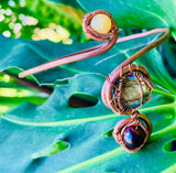Honey Labradorite Arm Cuff