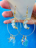 Moonstone Hoops