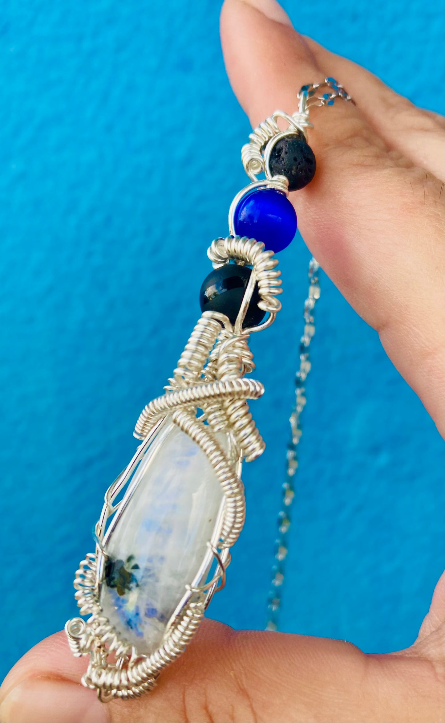 Moonstone Onyx Pendant