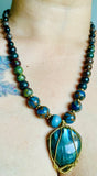 Rainbow Labradorite ~ Dragonsblood ~ Necklace