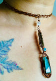 Shielded Light – Labradorite Copper Braided Choker