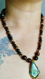 Multi-Tigerseye ~ Hematite ~ Labradorite Necklace