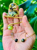 Peridot Spectrolite Labradorite Brass Panja