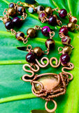 Purple Haze Labradorite Copper Necklace