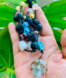 LaVadorite Skull x Moonstone