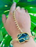 Mini Labradorite Brass Panja