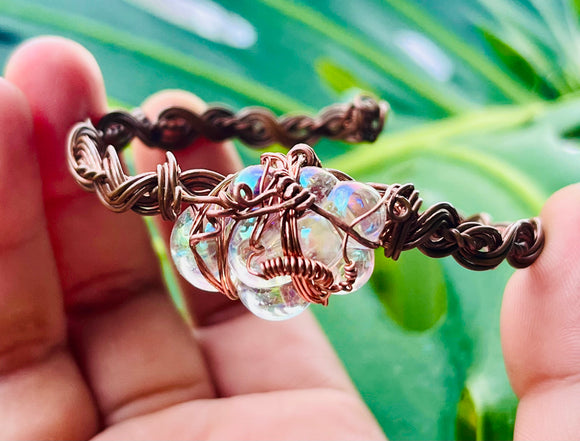 Energy Cloud Adjustable Copper Cuff