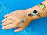 Blue Chalcedony Seaglass Panja