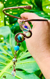 Luminous Jasper Arm Copper Cuff