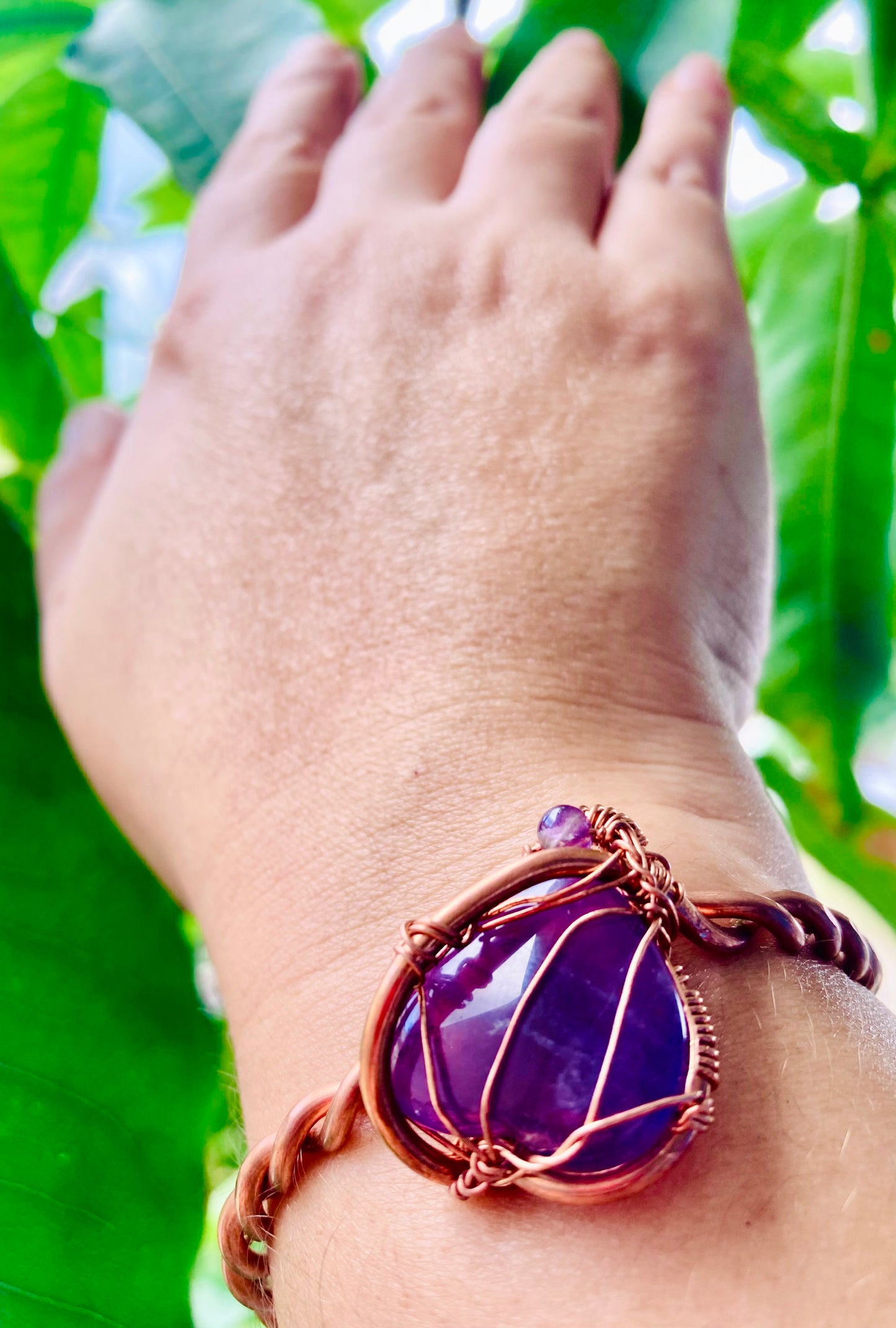 Purple Heart Cuff