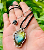 Mahi Green Labradorite Pendant