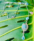 Labradorite Larimar Lariat