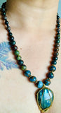 Rainbow Labradorite ~ Dragonsblood ~ Necklace