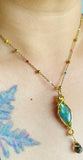 Labradorite Rainbow Portal Necklace