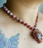 Strawberry Sun Necklace