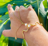 Selenite Tribal Brass Panja
