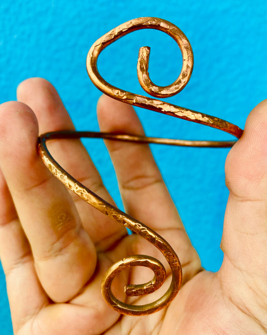 Embossed Copper Cuff