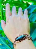 Golden Marquis Labradorite Cuff