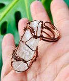 Peruvian Rainbow Quartz Adjustable Ring
