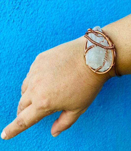 Lemurian Quartz Cuff