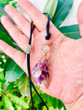 Cacoxenite Fluorite Necklace