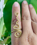 Brass Snake Rings