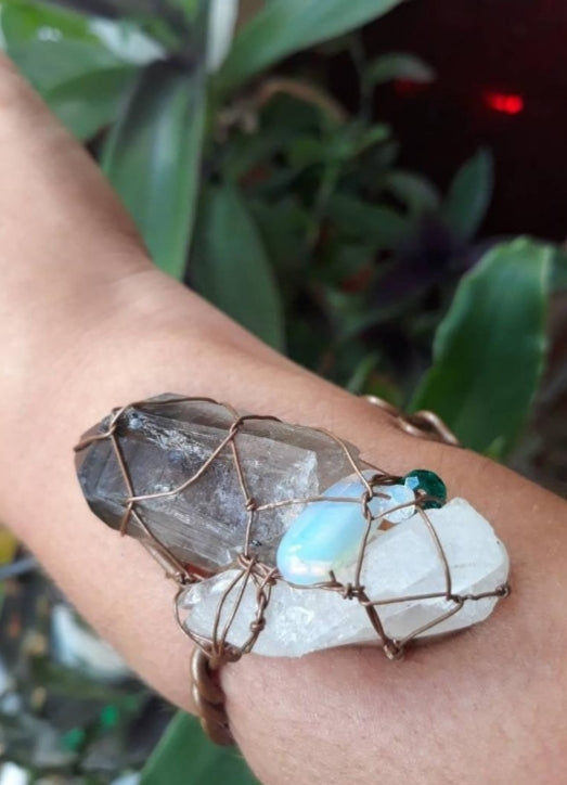 Smoky Quartz Cuff