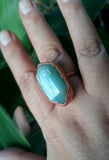 Resinator Amazonite Ring Size 7.5
