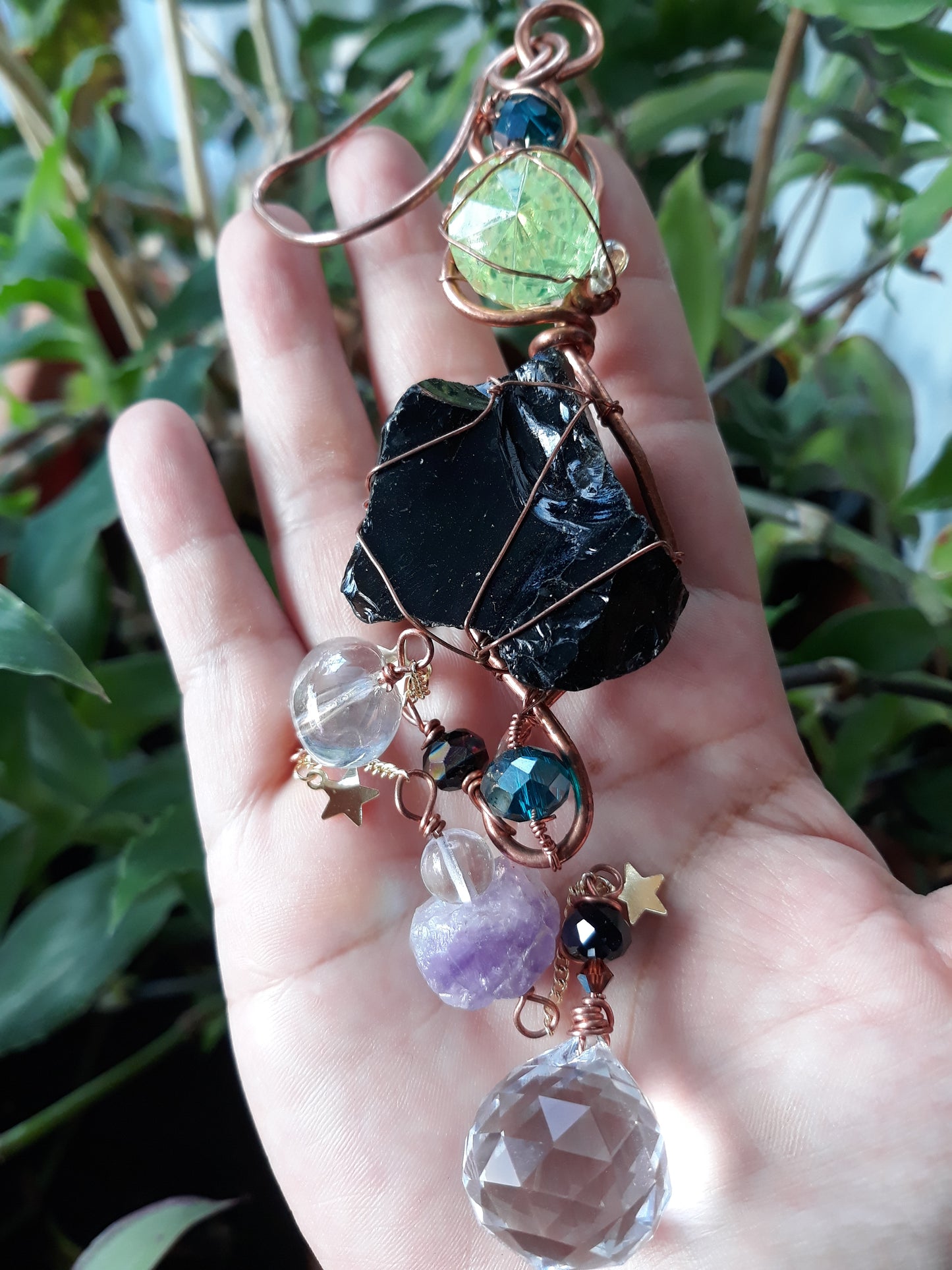 Obsidian Mini Suncatcher