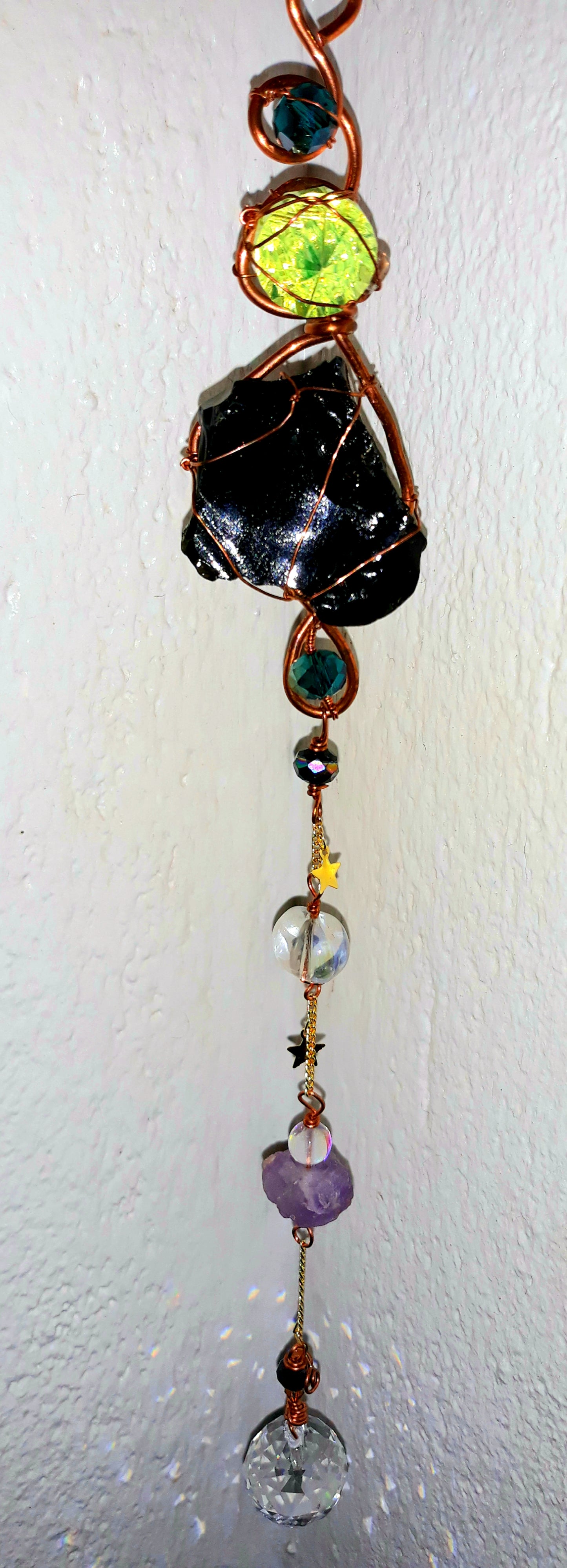 Obsidian Mini Suncatcher