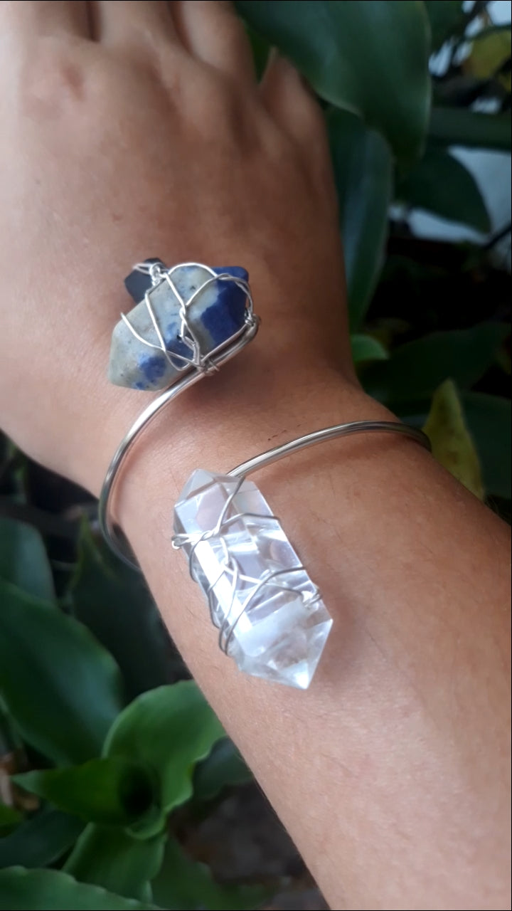 Quartz Sodalite Cuff