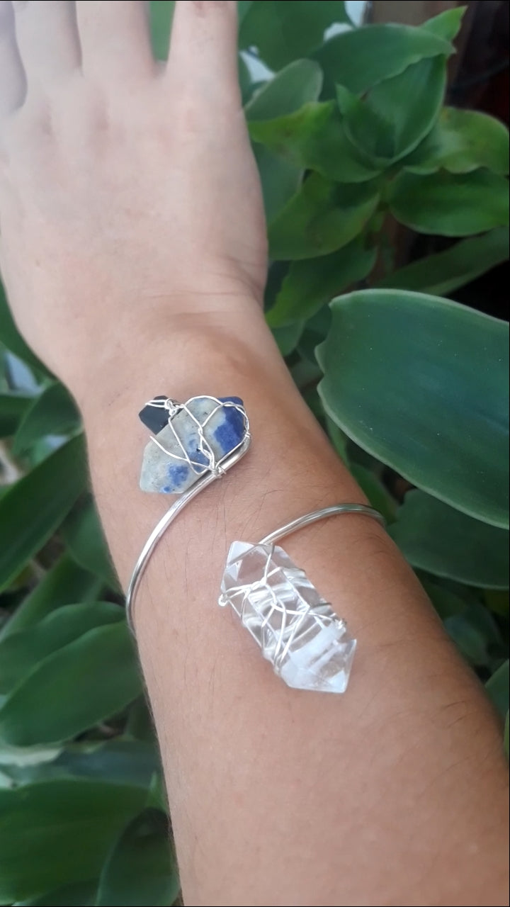 Quartz Sodalite Cuff