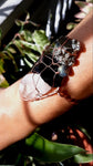 Peruvian Pyrite Obsidian Cuff