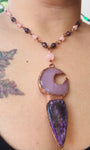 Cosmic Rose Charoite Key